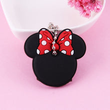 Load image into Gallery viewer, Cartoon Anime Cute Key Cover Cap Silicone Mickey Stitch Bear Keychain Women Gift Owl Porte Clef Minne Key Chain