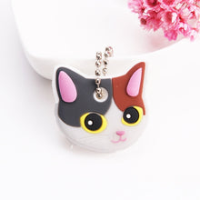 Load image into Gallery viewer, Cartoon Anime Cute Key Cover Cap Silicone Mickey Stitch Bear Keychain Women Gift Owl Porte Clef Minne Key Chain