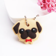 Load image into Gallery viewer, Cartoon Anime Cute Key Cover Cap Silicone Mickey Stitch Bear Keychain Women Gift Owl Porte Clef Minne Key Chain