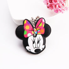 Load image into Gallery viewer, Cartoon Anime Cute Key Cover Cap Silicone Mickey Stitch Bear Keychain Women Gift Owl Porte Clef Minne Key Chain