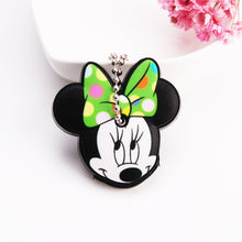 Load image into Gallery viewer, Cartoon Anime Cute Key Cover Cap Silicone Mickey Stitch Bear Keychain Women Gift Owl Porte Clef Minne Key Chain