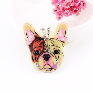 Cartoon Anime Cute Key Cover Cap Silicone Mickey Stitch Bear Keychain Women Gift Owl Porte Clef Minne Key Chain