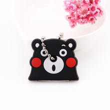 Load image into Gallery viewer, Cartoon Anime Cute Key Cover Cap Silicone Mickey Stitch Bear Keychain Women Gift Owl Porte Clef Minne Key Chain