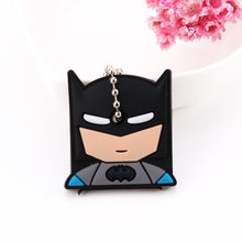 Load image into Gallery viewer, Cartoon Anime Cute Key Cover Cap Silicone Mickey Stitch Bear Keychain Women Gift Owl Porte Clef Minne Key Chain