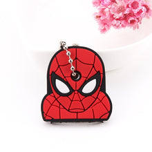 Load image into Gallery viewer, Cartoon Anime Cute Key Cover Cap Silicone Mickey Stitch Bear Keychain Women Gift Owl Porte Clef Minne Key Chain