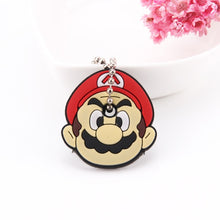 Load image into Gallery viewer, Cartoon Anime Cute Key Cover Cap Silicone Mickey Stitch Bear Keychain Women Gift Owl Porte Clef Minne Key Chain