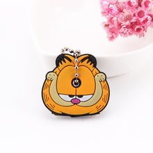 Load image into Gallery viewer, Cartoon Anime Cute Key Cover Cap Silicone Mickey Stitch Bear Keychain Women Gift Owl Porte Clef Minne Key Chain