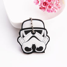 Load image into Gallery viewer, Cartoon Anime Cute Key Cover Cap Silicone Mickey Stitch Bear Keychain Women Gift Owl Porte Clef Minne Key Chain