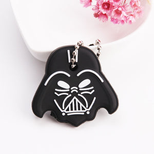 Cartoon Anime Cute Key Cover Cap Silicone Mickey Stitch Bear Keychain Women Gift Owl Porte Clef Minne Key Chain
