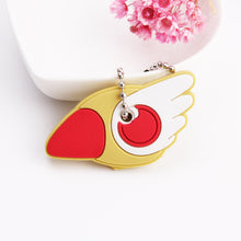 Load image into Gallery viewer, Cartoon Anime Cute Key Cover Cap Silicone Mickey Stitch Bear Keychain Women Gift Owl Porte Clef Minne Key Chain